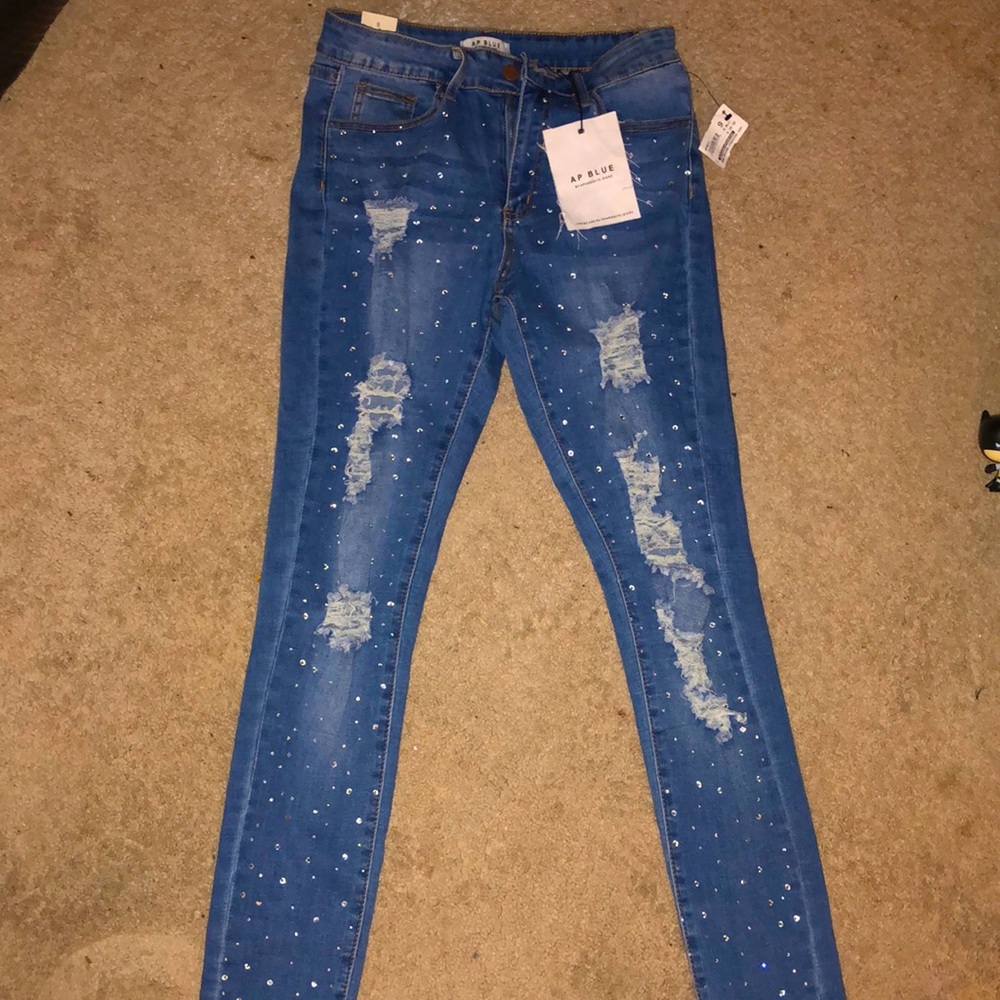 High Waisted Distressed Jeans… BRAND NEW